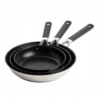 KitchenAid Komplet 3 patelni Classic ceramiczne 20+24+28cm do smażenia