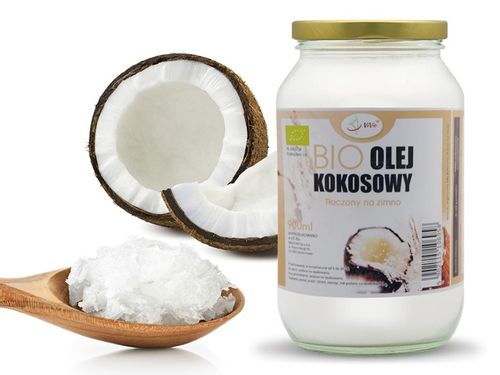 Olej kokosowy nierafinowany do smażenia 900 ml na Arena.pl