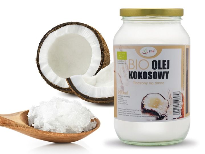 Olej kokosowy nierafinowany do smażenia 900 ml zdjęcie 5