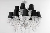 Lampa wisząca sufitowa żyrandol kryształowy elegancki do salonu