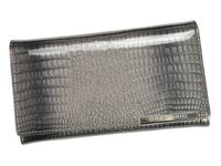 Lakierowany damski portfel z naturalnej skóry Gregorio GF114