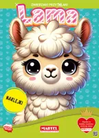 Zwierzaki Przytulaki. Lama. Książka Z Naklejkami