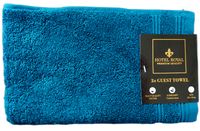 Ręcznik dla gości mały bawełniany 550 g/m2 30x50 cm granatowy - 2 szt.