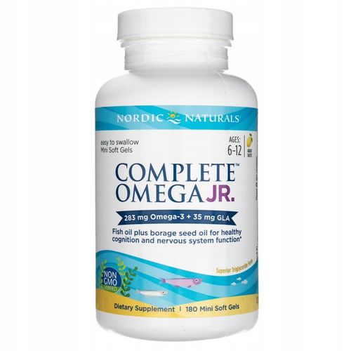 Nordic Naturals Complete Omega Junior 180 kapsułek na Arena.pl