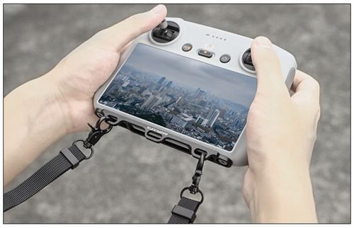 UCHWYT ALUMINIOWY + SMYCZ DO KONTROLERA DJI RC / RC 2 MINI 3 4 5 PRO na Arena.pl