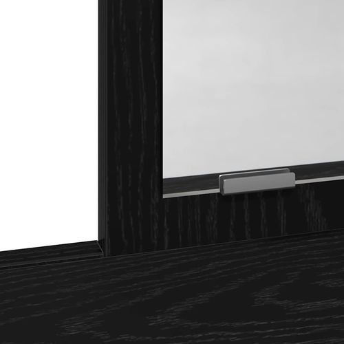 Toaletka Czarny dąb 79 x 41 x 140 cm Materiał drewnopochodny na Arena.pl