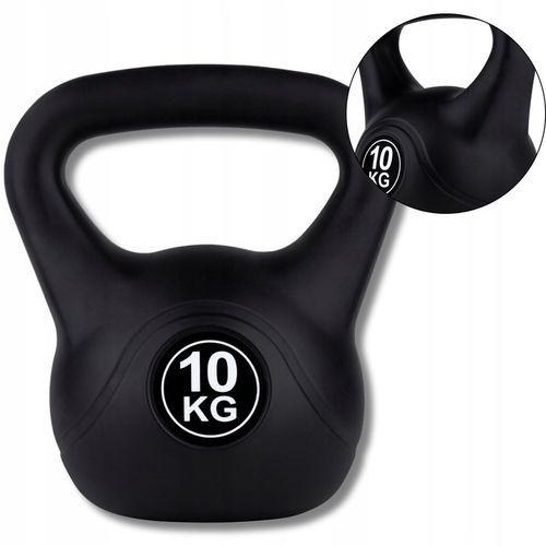 KETTLEBELL KETTLE ODWAŻNIK OBIĄŻENIE DO ĆWICZEŃ FUNFIT GYM&FITNESS 10 KG na Arena.pl