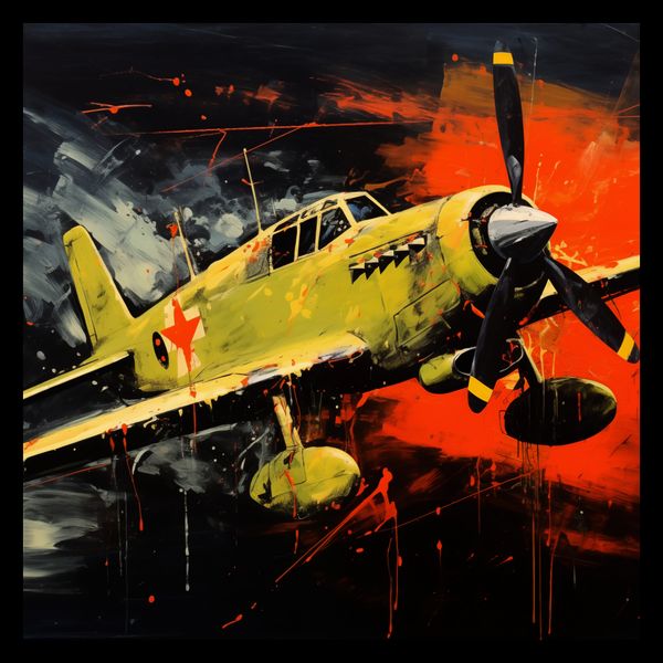 Plakat 40x40cm Barwny Przelot zdjęcie 2