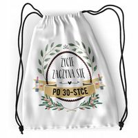 Plecak Urodziny 30 30Te Sportowy Szkolny Worek Z Nadrukiem Ze Zdjęciem