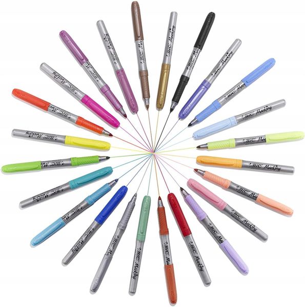 MARKER PERNAMENTNY BIC MARKING COLOR MIX zdjęcie 2