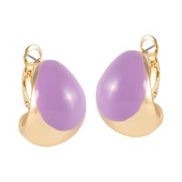 Kolczyki duże, kolorowe łezki (P24/ZIM/08AU)