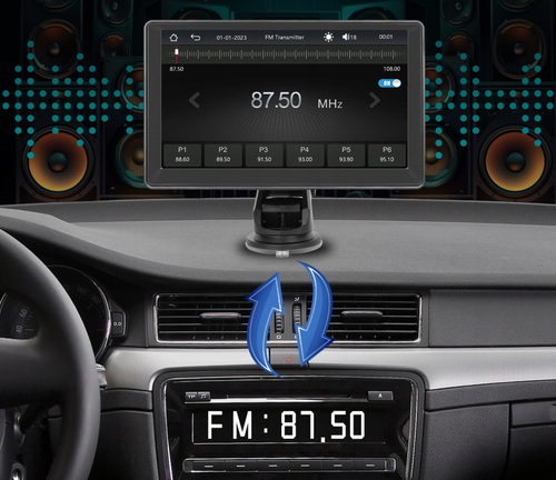 Stacja Multimedialna 9 Cali Apple CarPlay Android Auto Ekran Dotykowy na Arena.pl