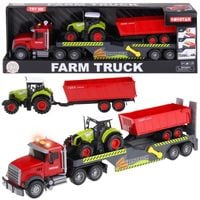 Ciężarówka Auto Tir z Naczepą Laweta Ciągnik Traktor z Przyczepą