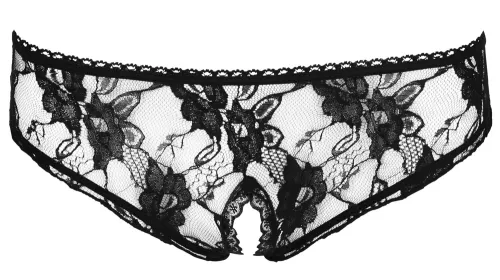 cottelli collection figi koronkowe z otwartą strefą czarne xl na Arena.pl