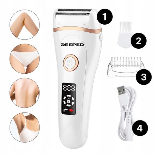 GOLARKA DAMSKA depilator trymer maszynka do ciała bikini nóg pach 3 w 1 USB na Arena.pl