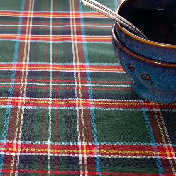 Bieżnik Świąteczny ZIELONA KRATA Boże Narodzenie Odświętny na stół 280cm zdjęcie 5