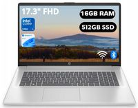 Laptop HP 17,3" FHD IPS 300NIT INTEL CORE i5-120U 16/512GB W11 DO NAUKI
