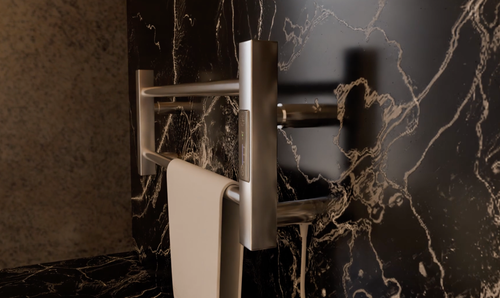 ELNA Wieszak KUCHENNY NA RĘCZNIK z podgrzewaniem Ladder Lux 2 Chrom na Arena.pl