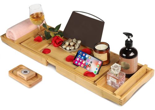 Półka na wannę HALIA bambusowa na Arena.pl