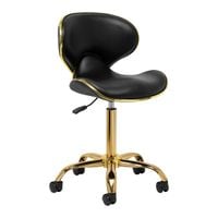 Taboret kosmetyczny Gabbiano Q-4599G czarny