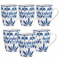 Kubki do kawy i herbaty 320 ml komplet kubków 6 sztuk Altom Design Lazur