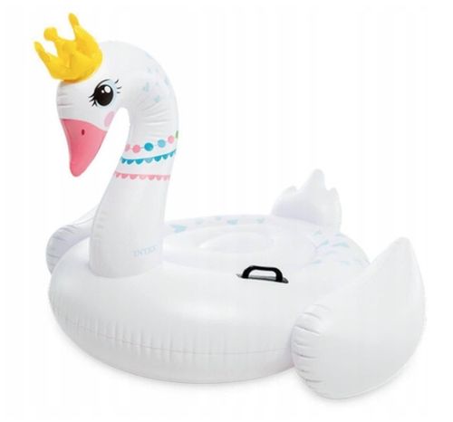 INTEX 57562 DMUCHANY MATERAC DO PŁYWANIA ZABAWKA ŁABĘDŹ 188cm x 124cm na Arena.pl