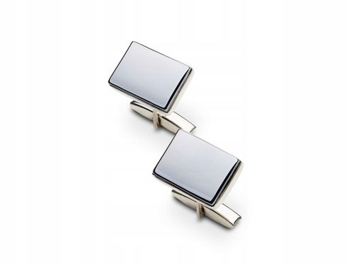 Spinki do mankietów spinki do koszuli srebrne 925 dla mężczyzn z hematytem na Arena.pl