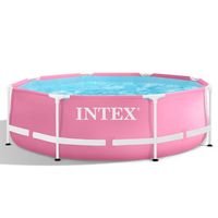 BASEN STELAŻOWY INTEX 244CM PVC 3WARSTWOWY ODPORNY NA PRZEBICIA