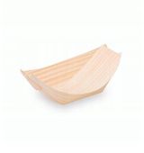 Łódki miseczki bambusowe na przekąski przystawki EKO 14cm 100szt