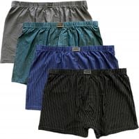 4x Bokserki Męskie Bawełniane Majtki 5XL