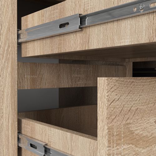 BIURKO NAROŻNE B20 155 cm LEWE SONOMA na Arena.pl