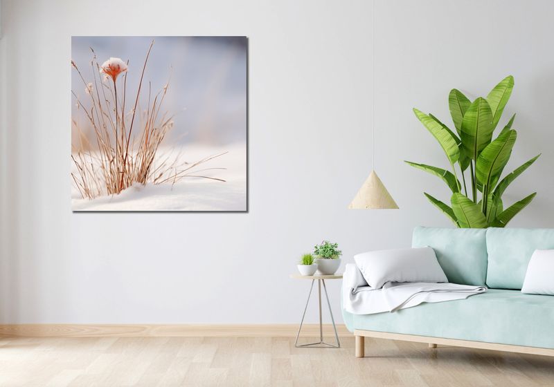 Obraz 100x100cm Zima w Detalach zdjęcie 2