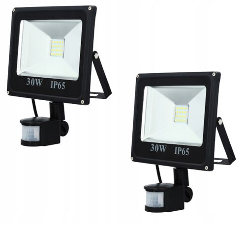 2x HALOGEN LED 30W Z CZUJNIKIEM na Arena.pl