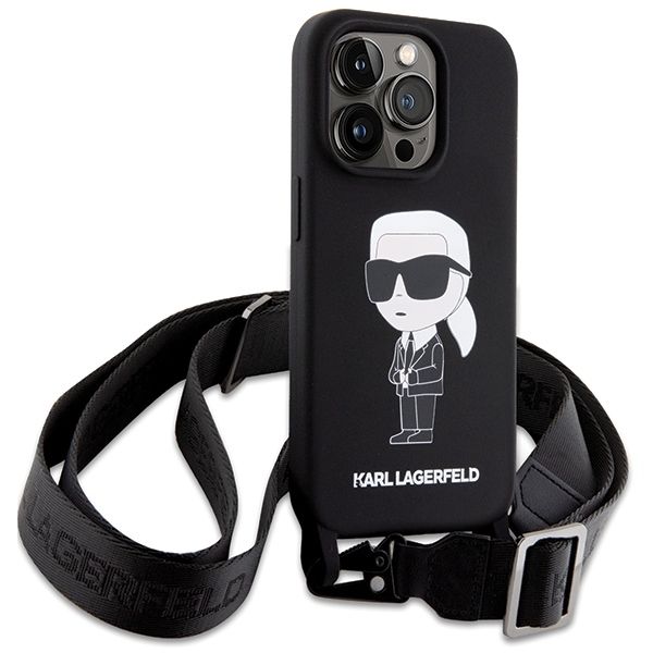 Etui Karl Lagerfeld do iPhone 15 Pro Max, Czarny zdjęcie 3