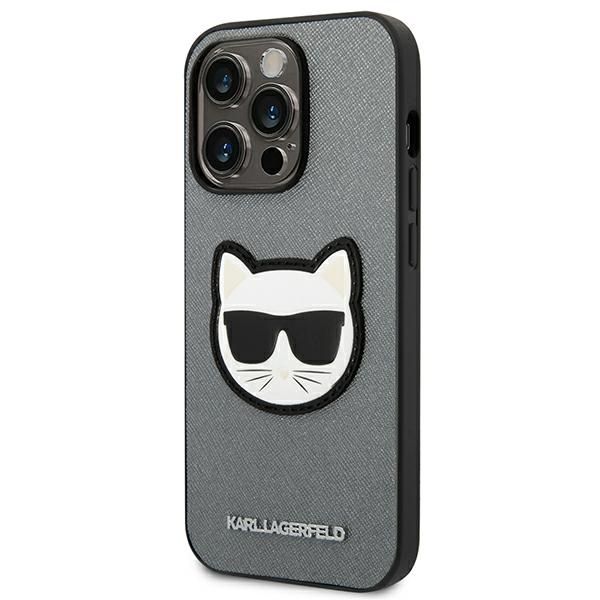 Etui Karl Lagerfeld do iPhone 14 Pro, Srebrny zdjęcie 2