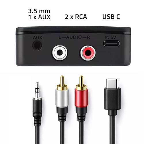 Qoltec Transmiter Audio Bluetooth 6.0 HiFi NFC/RCA/AUX na Arena.pl