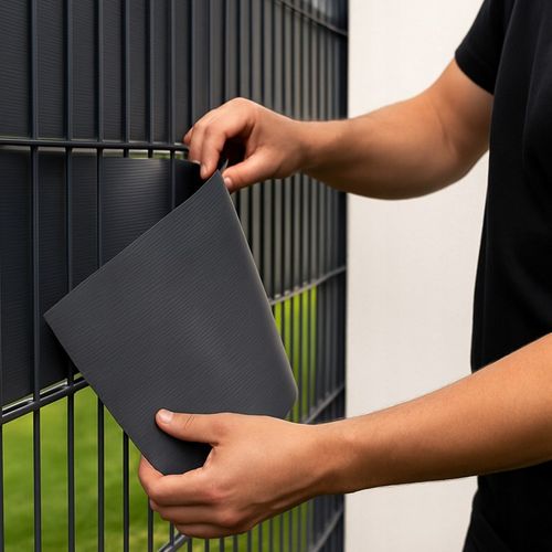 TAŚMA OGRODZENIOWA SZARA 19 cm x 35 m OSŁONA NA PŁOT OGRODZENIE na Arena.pl