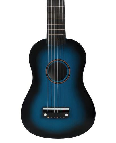 Gitalele niebieskie 6-strunowa mini gitara hybryda ukulele podróżna hit na Arena.pl