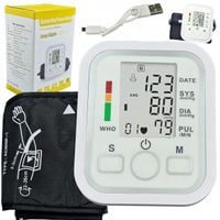 CIŚNIENIOMIERZ NARAMIENNY ELEKTRONICZNY AUTOMATYCZNY CZYTELNY EKRAN LCD