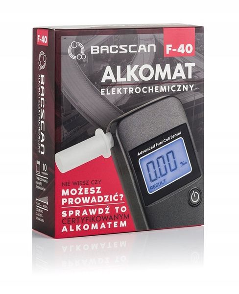 Alkomat elektrochemiczny BACscan F-40 zdjęcie 2