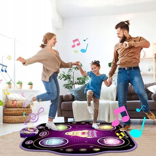 MATA MUZYCZNA DO TAŃCZENIA 9 TRUDNOŚCI LED ZABAWKA BLUETOOTH DZIECI GRA na Arena.pl