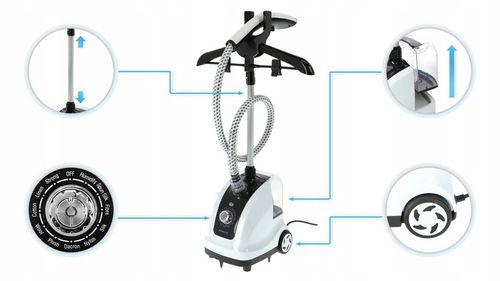 Stojąca parownica do ubrań Stacja parowa Żelazko Steamer KREXUS Duża na Arena.pl