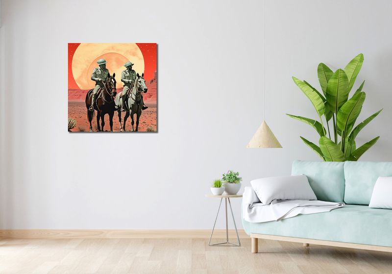 Obraz 70x70cm Patrol Kosmiczny zdjęcie 2