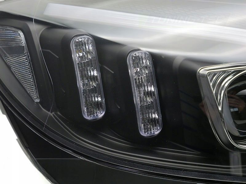 LAMPY MERCEDES C W205 14-18R LED BAR DO JAZDY DZIENNEJ DYNAMICZNY KIER. zdjęcie 3