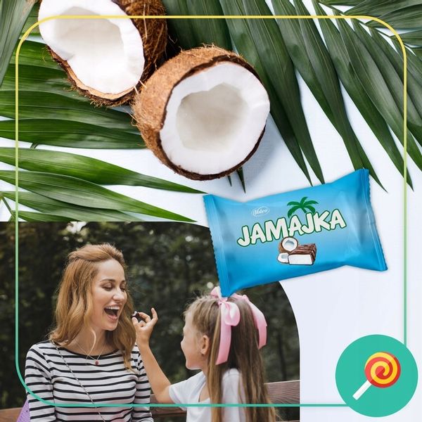 Cukierki kokosowe czekoladowe Vobro Jamajka 1kg zdjęcie 5
