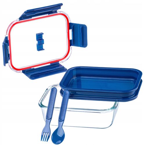 KADAX Pojemnik Z Pokrywką 1,7L Lunchbox Obiadowy Śniadaniówka na Arena.pl