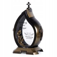 Znicz z Grawerem dzień Babci i Dziadka Personalizowany duży 30cm