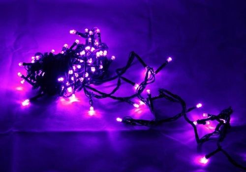 LAMPKI CHOINKOWE 500 LED FIOLETOWE 38M ŚWIATEŁKA NA CHOINKĘ LED ZEWNĘTRZNE na Arena.pl