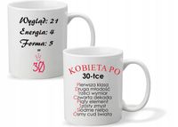 KUBEK z nadrukiem PREZENT na urodziny 30 40 50 60