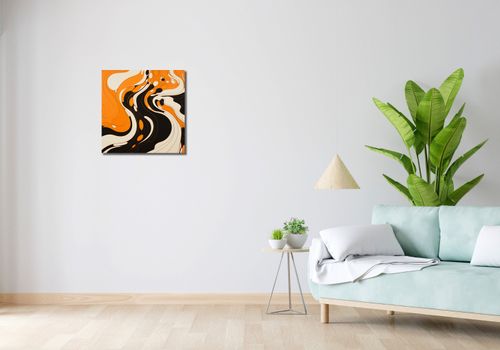 Obraz 50x50cm Tańczący Atrament na Arena.pl